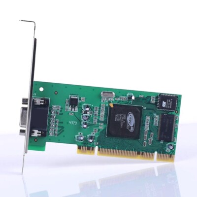 PCI Graphics Card ATI Rage XL 8MB 32Bit VGA SDRAM Video Tractor Card for Desktop