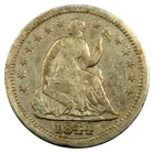 1844 SEATED LIBERTY HALF DIME ~ NICE VF VERY FINE ~ PRICED RIGHT!
