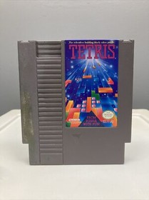Tetris (Nintendo NES, 1989) Game Cartridge with Box & Sleeve Tested No Manual