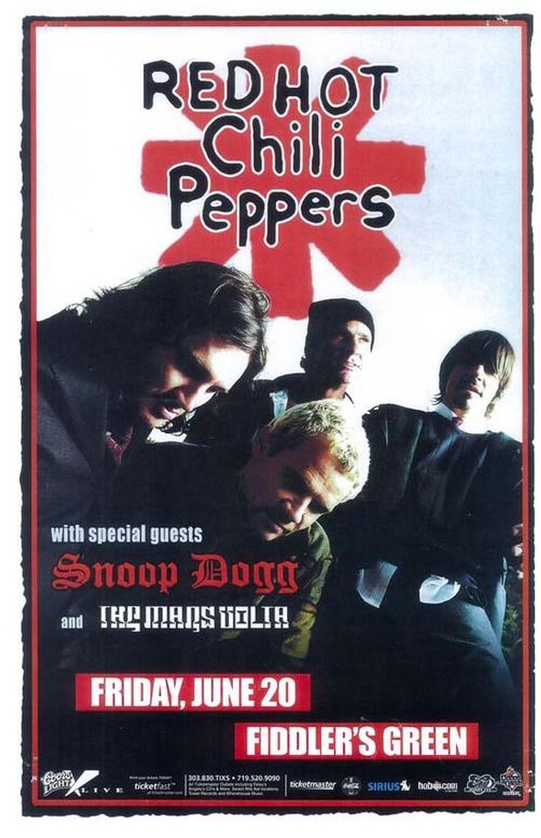 トップス RED HOT CHILI PEPPERS US Tour 2003 L RED HOT CHILI PEPPERS DENVER 2003 CONCERT POSTER | eBay