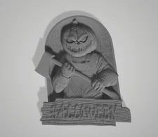 3d Model Stl File for CNC Router Laser Halloween Axe Man 3D Model