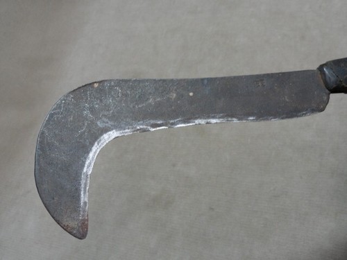 A Rare & Early Antique French or Italian Billhook w/ Touchmark - Picture 4 of 14