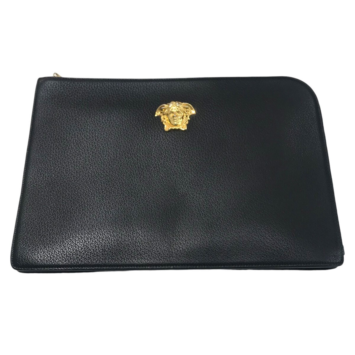 VERSACE Medusa clutch bag second bag black 111224 Auth | eBay