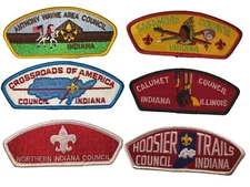 Lot of Indiana Councils 1/2 Dozen BSA CSPs Mint CSP (BHP1785)