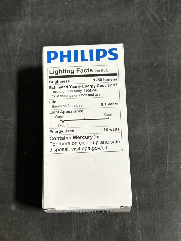 Philips - Mini Twister 18W Warm White Light 1250 Lumen - Pack Of 6 *Brand New* - Image 2 of 4