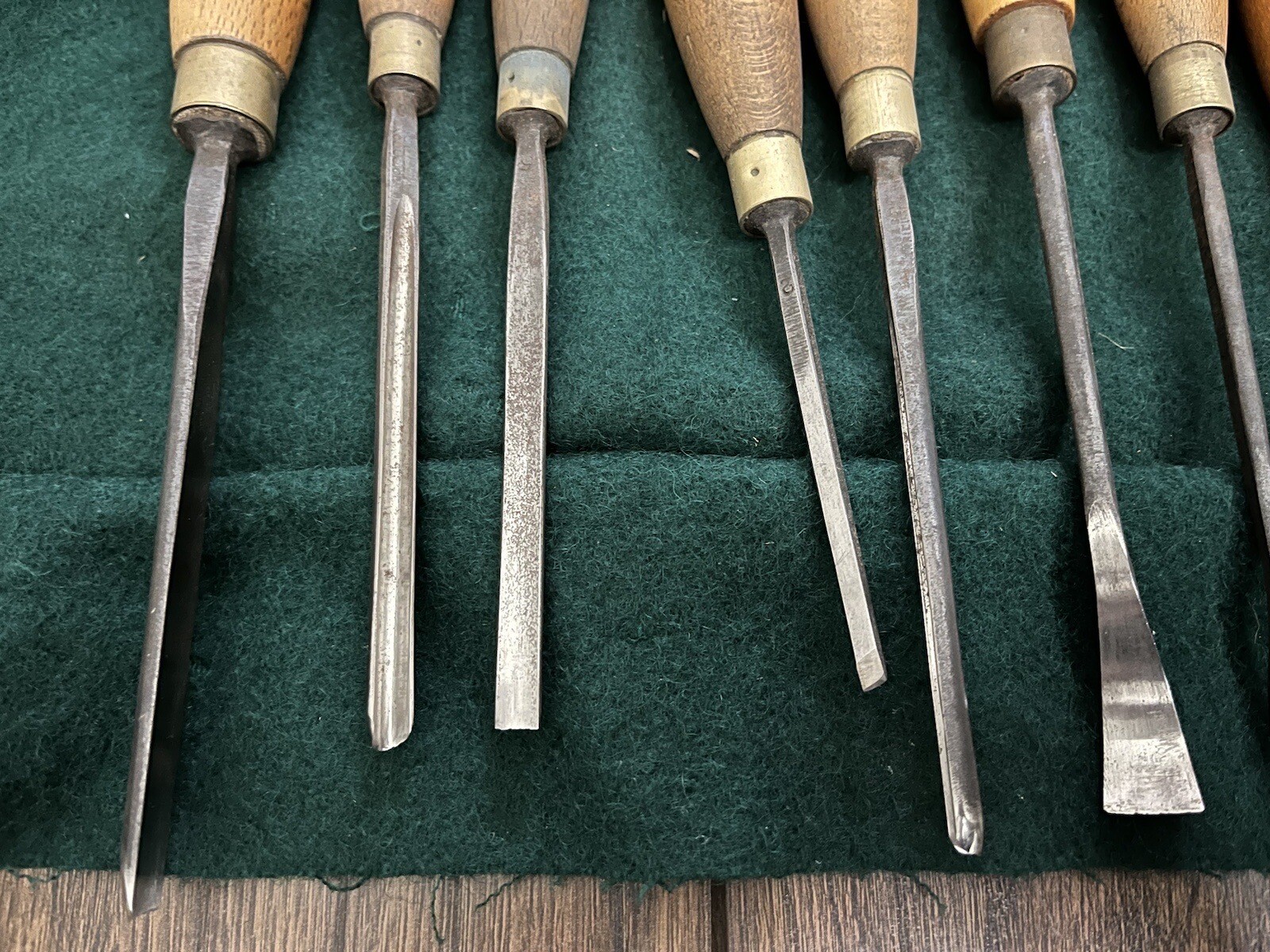 Vintage Wood Turning Chisels , JB ADDIS & SONS, Please See Full