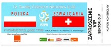 Ticket Poland - Switzerland 05.09.2012 U20