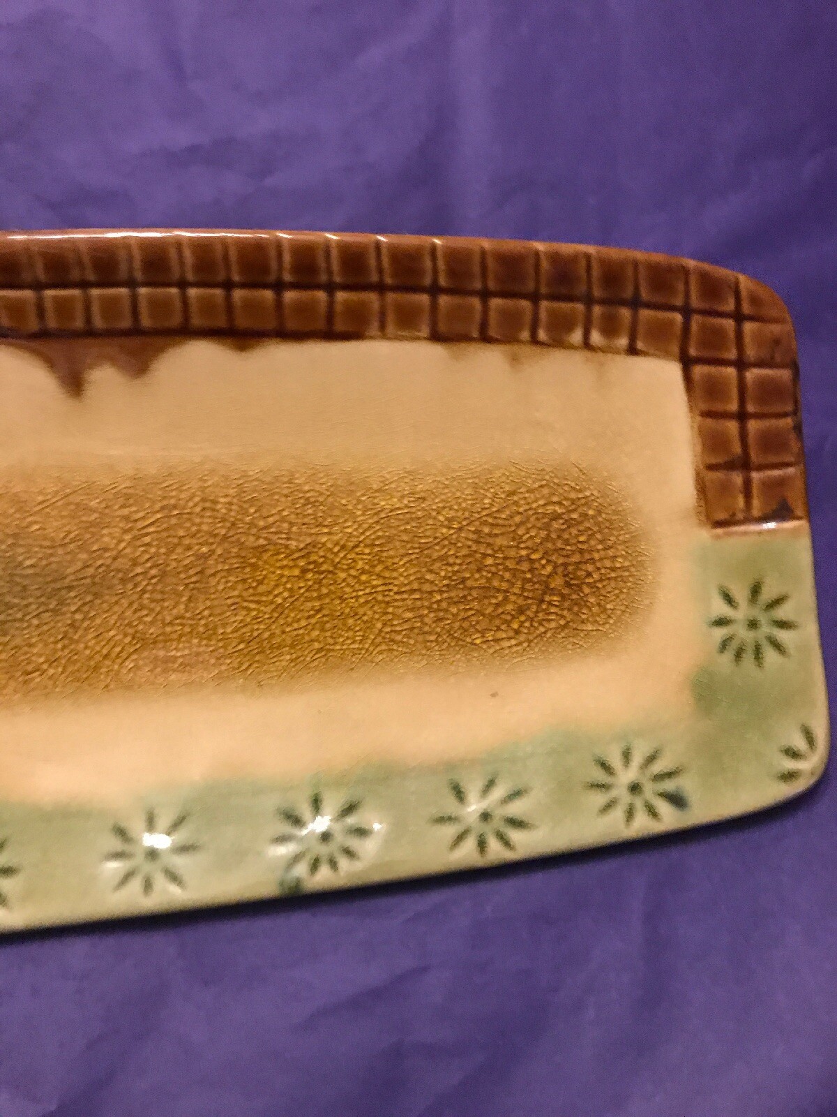 Lyon Home Gallery Salt Lake City Utah Long Rectangle Pottery Piece Dish