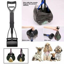 Long Handle Dog Pet Waste Pickup Poop Scooper Poo Remover Picker Scoop Tool 