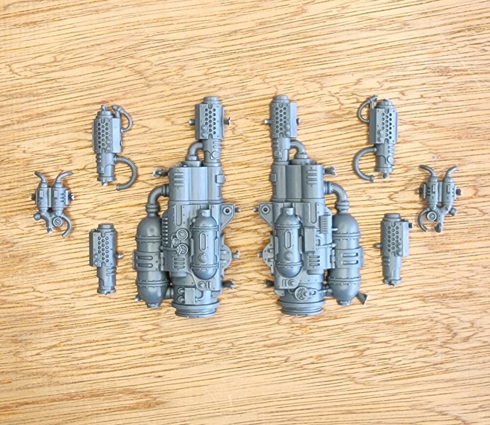 Laser Weapon Warhammer 40k Punte A Impulsi Laser Per Imperial Knight Warhammer 40k - Ricambio O Potenziamento Per Miniature Ricambi Games Workshop - Foto 9