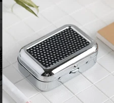 Compact Mini Ashtray With Leaf Holder