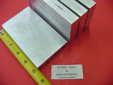 4 Pieces 3/4" x 3" ALUMINUM 6061 FLAT BAR 5" long T6511 Extruded Mill Stock New