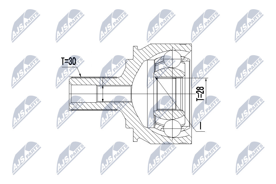 N.T.Y. NPZ-ME-028.NTY Joint Kit, drive shaft for MERCEDES-BENZ - Image 4