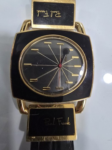 Paul Frank Watch Womens 35mm Case Black Original Band Quartz MOVT ,new Battery. - Picture 6 of 9