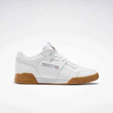 Reebok Workout Plus White Gum Mens Shoes Sizes 8 - 12