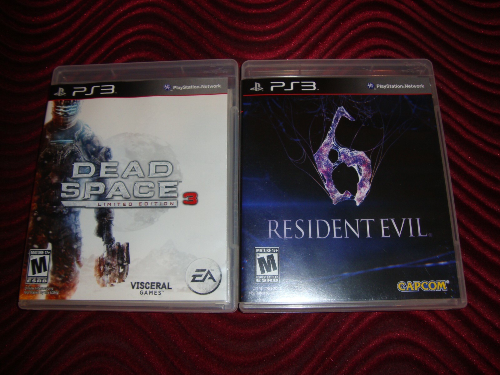 Dead Space 3 Edizione Limitata Resident Evil 6 Stazione Di Gioco 3 Ps3 Lotto Di 2 Dead Space 3 Edizione Limitata Resident Evil 6 Stazione Di Gioco 3 Ps3 Lotto Di 2
