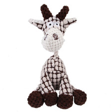 Plush Dog Toys Bite Resistant Chew Toy Corduroy for Small Medium Puppy Dogs
