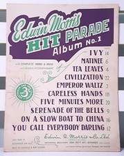 Edwin Norris - Hit Parade Album No. 1 Sheet Music with Ukulele Accompaniment 