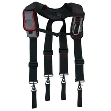 15-214 Trigger Snap Hook End Construction Work Suspender with Gel Pad Detacha...