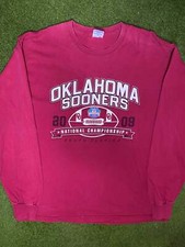 2009 Oklahoma Sooners - Vintage College Long Sleeve Large 