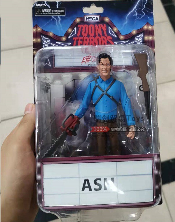 NECA TOONY Terrors Series Ash Action Figure   Toys Statue Collectible