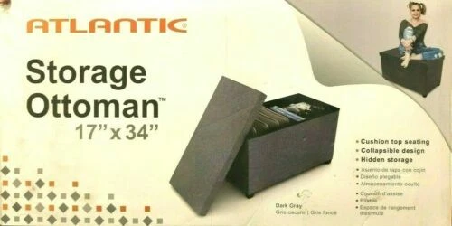 Atlantic Fabric Living Room Ottomans, Footstools & Poufs