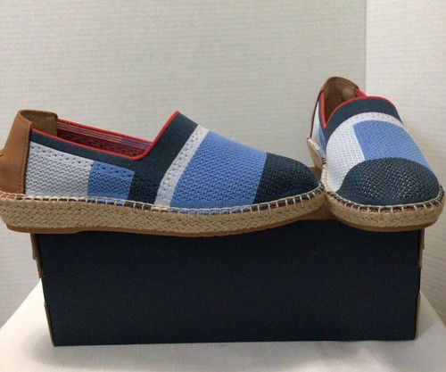 Cole Haan CloudFeel Stitchlite Blue Wing Espadrille Slip on Loafer 8 1/2 B