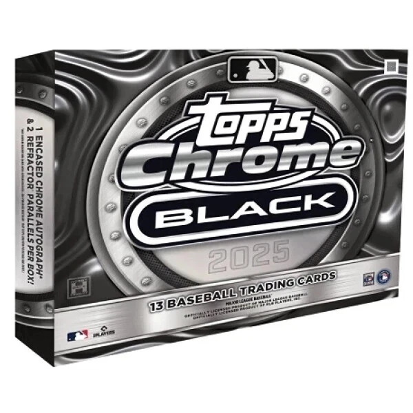2025 Topps Chrome Black Baseball Hobby Box