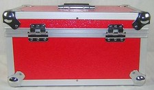 1 X NEO Aluminum Red Vinyl 7" Storage for 200 Records Singles DJ Case Case