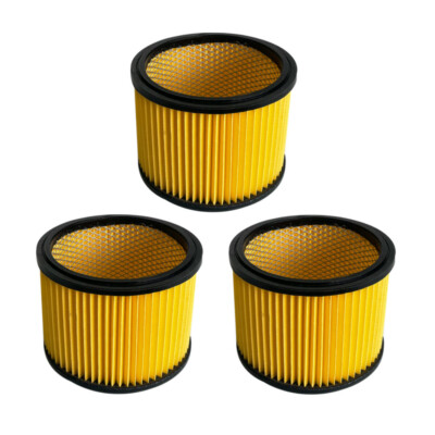 3x Faltenfilter für Einhell RT-VC 1500 WM RT-VC 1600 E RT-VC 1630 SA TC-VC 1815
