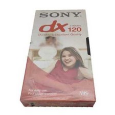 VIDEOCASSETTA VHS120 MINUTI SONY VERGINI PER REGISTRARE