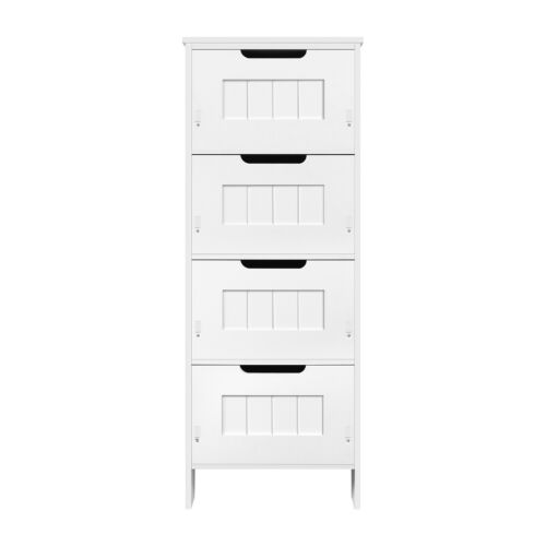 Chest of Drawers for Bathroom Bedroom Kitchen Office Hallway 4-Drawer Cabinet - Picture 21 of 22