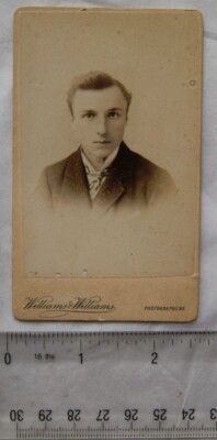 Carte-de-visite Williams & Williams, Newport - Gentleman