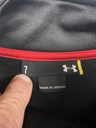 Under Armour Youth Size 7 Lightweight Jacket Full Zip Black - Picture 6 of 7