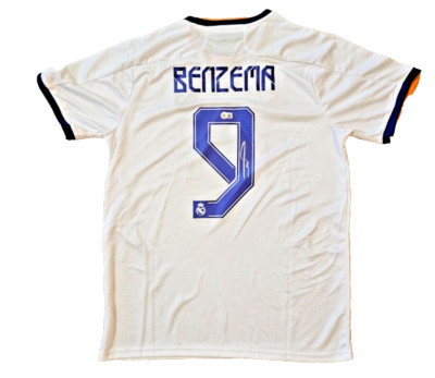Karim Benzema Signed 21/22 Real Madrid  Beckett Witness