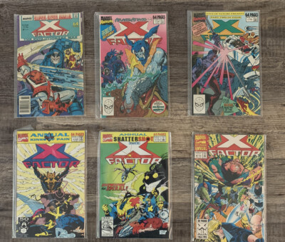 X-Factor Annual Lot (6) 3-8 Marvel Comics
