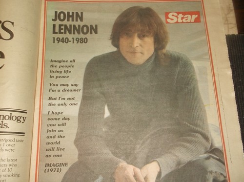 Vintage Tabloid THE STAR Dec30, 1980 John Lennon YOKO/Predictions/80's Section!! - Picture 3 of 10