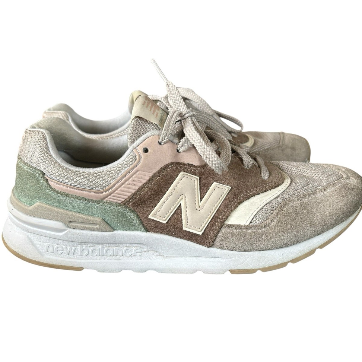 New Balance 997H Women's Size Tan Pink Shoes Sneakers