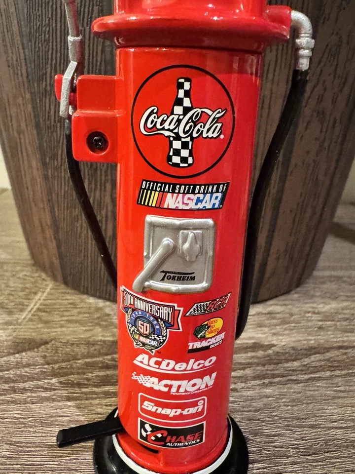 1998 both Dale Earnhardt #1+#3 Coca Cola (Coke) Action 1/16 Scale Retro Gas Pump - Image 2 of 4