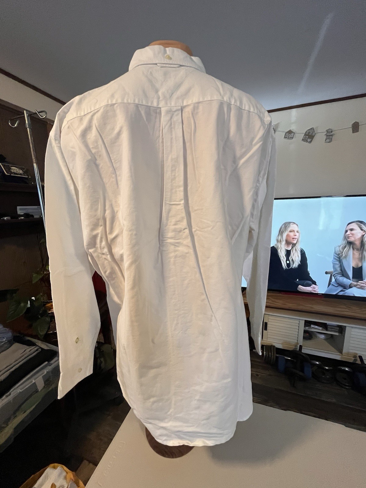 Rare! 1990S Patchwork Tommy Hilfiger Button Up Me… - image 5