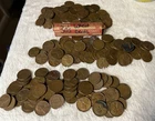 Couple Hundred Lincoln Wheat Penny Cents Coins Pennies 1920s 30s 40s 50s Lot