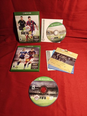 FIFA 15 & 16 - 2 Game Lot Bundle Xbox One Tested Works Inserts EA Soccer