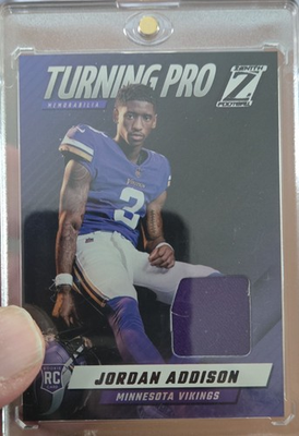 #ad 2023 Panini Zenith Turning Pro Memorabilia Jordan Addison #TPM JAN MEM RC $2.00
