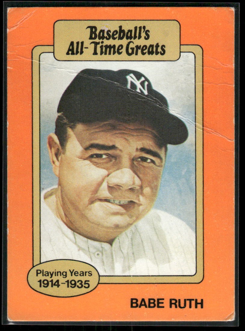 1987 Hygrade All-Time Greats #NNO Babe Ruth New York Yankees