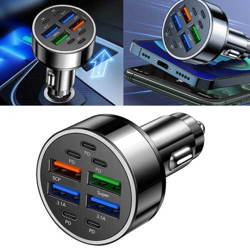 Chargeur Voiture Quick Charge 3 0 avec 4USB et Type C pour Plusieurs Appareils - Photo 4/18