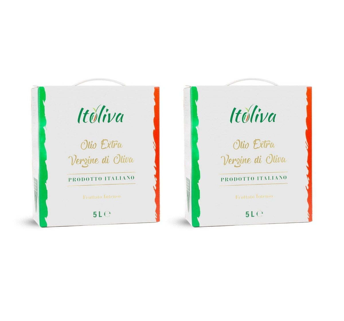 Itoliva - Aceite de Oliva Virgen Extra 100% Italiano Orgánico , Frutado Intenso