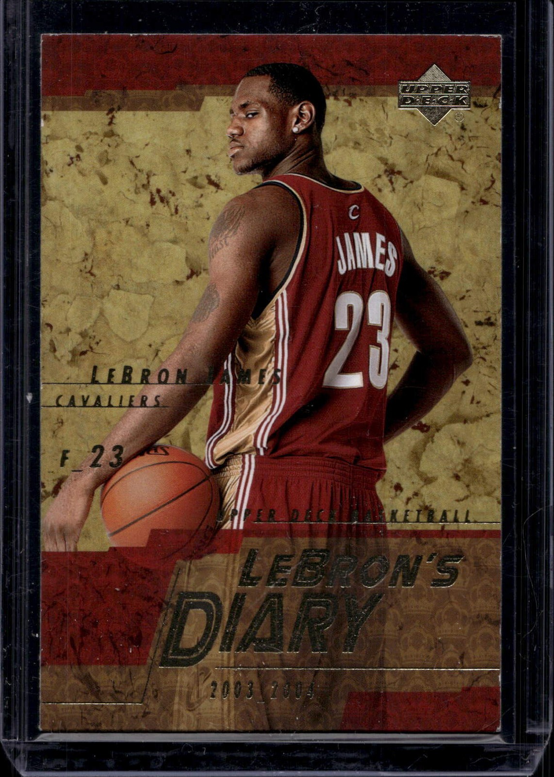2003-04 Upper Deck #LJ9 LeBron James LeBron's Diary