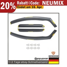 Windabweiser Regenabweiser Satz Passend für Dacia Duster II 2 BJ 2017-23 + clips