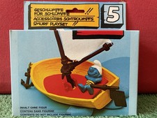 GESCHLUMPFE 5 BOOT SCHLUMPF  SCHLÜMPFE SMURFS PITUFOS SCHTROUMPFS OVP