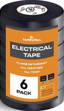 Black Electric Tape - Professional Grade - 3/4 inch x 66ft - PVC Electrical...